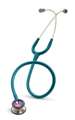 Littmann CLASSIC II, pediatrický, barva KARIBSKÁ MODRÁ/DUHOVÁ